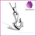 2015 New design stainless steel hook pendant including chain